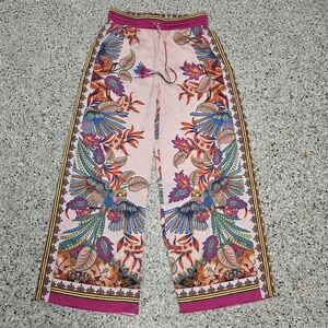 Rachel Zoe Multicolor Tropical Print Joggers